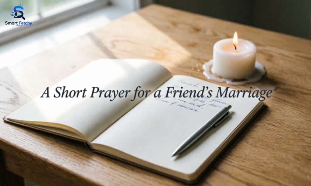 A Short Prayer for a Friends Marriage