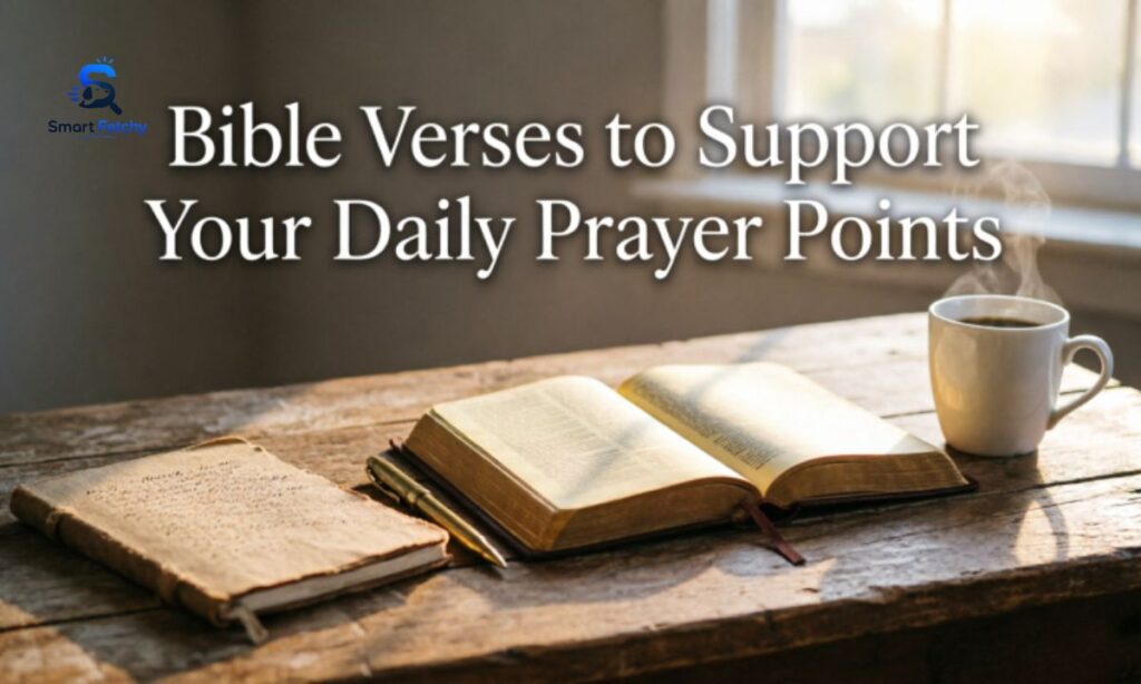Bible Verses to Support Your Daily Prayer Points
