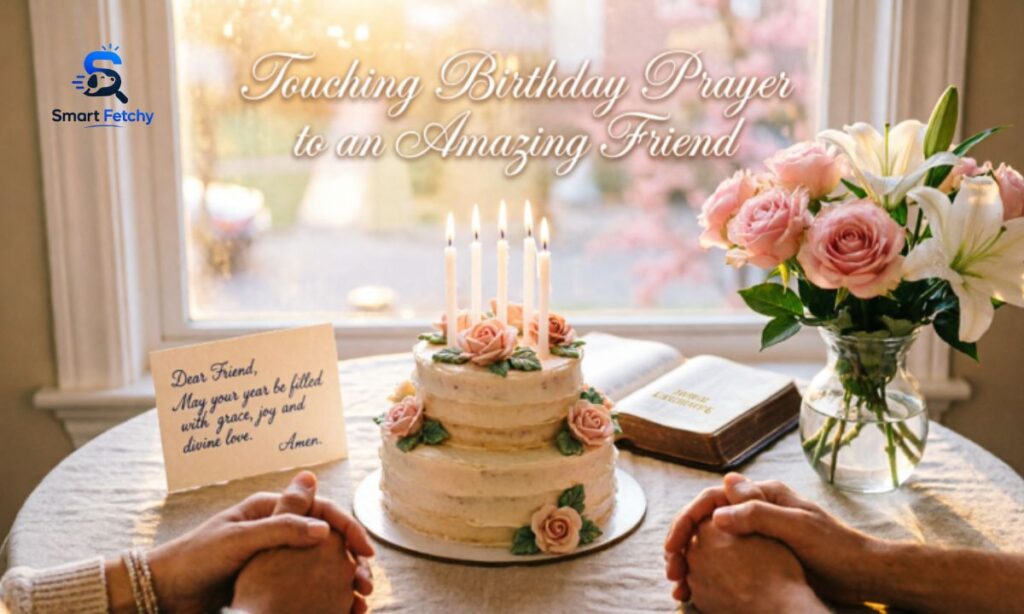 Touching birthday prayer to an amazing friend