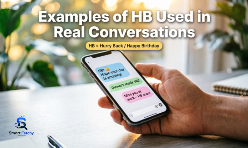 Examples of HB Used in Real Conversations