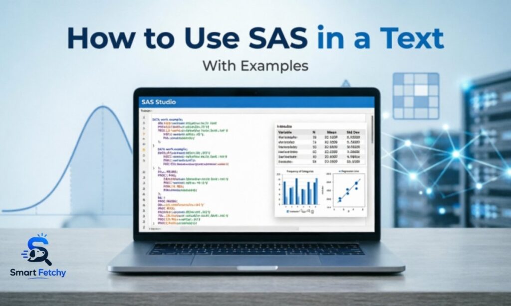 How to Use SAS in a Text (With Examples)