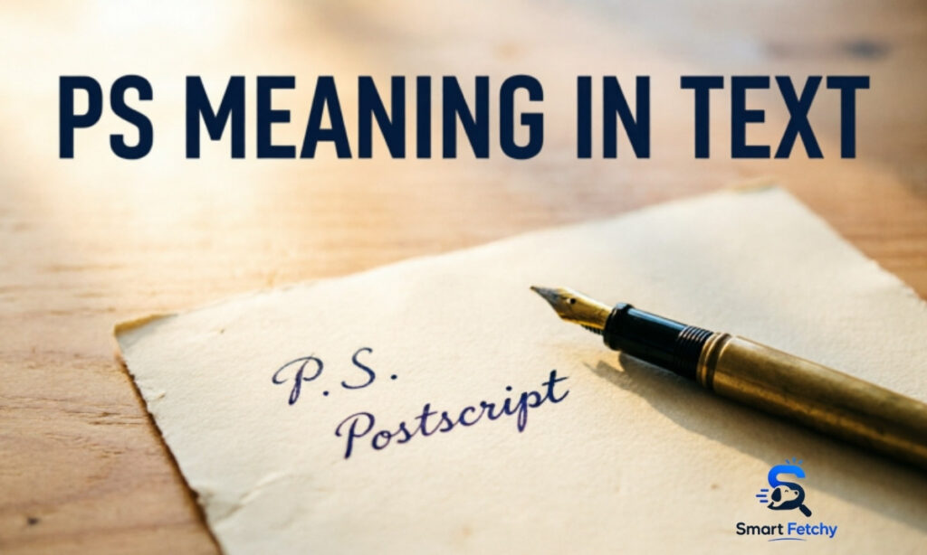What Does PS Mean in Text