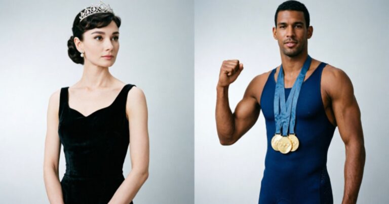 Audrey Hepburn and Michael Phelps Two American Icons, One Quick Bio